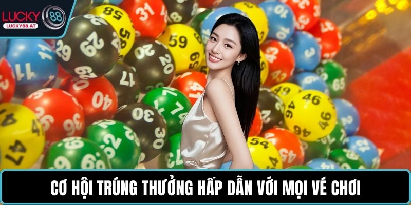 Cơ hội trúng thưởng hấp dẫn với mọi vé chơi